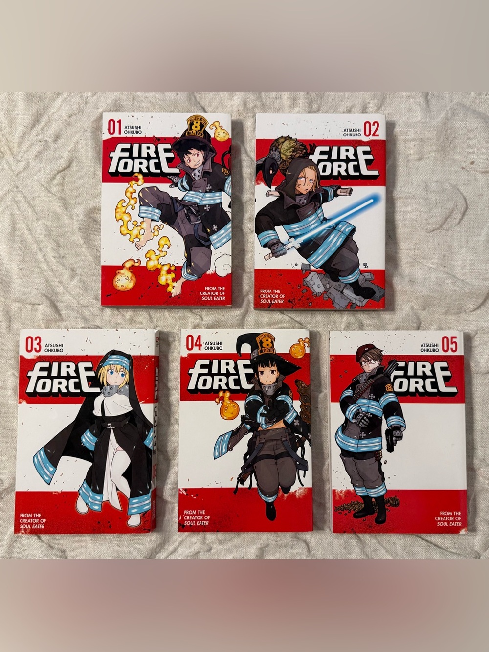 Fire Force 1-5 by Atsushi Ohkubo